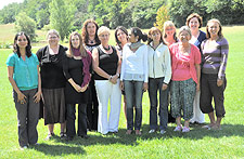 Play Therapy Diploma 2010 participants at La Mouline