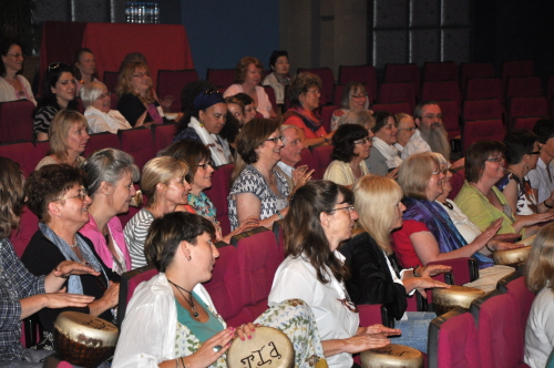 Drumming at the 2010 Play Therapy World Congress